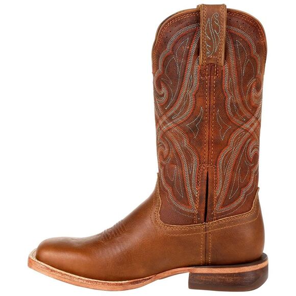 Durango Womens/Ladies Arena Pro Full Grain Leather Cowboy Boots / Chestnut - Picture 3 of 6